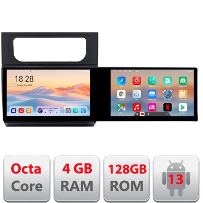 Navigatie VW Touran 2010-2016 Kit-touran3 Edotec 2 ecrane 8 core 4+128 21.6 inch Incell android Wifi 5Ghz gps internet a CarStore Technology foto