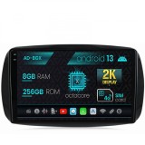 Cumpara ieftin Navigatie Smart For Two (2016-Prezent), Android 13, X-Octacore 8GB RAM + 256GB ROM, 9.5 Inch - AD-BGX9008+AD-BGRKIT412