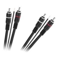 Cablu 2 x RCA tata la 2 x RCA tata , lungime 5 m, cu remote, L100762