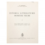N. Cartojan, Istoria literaturii romane vechi, 3 volume colligate, cu dedica?ie
