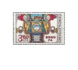 Cehoslovacia 1974 - expo filatelic la Brno, neuzata