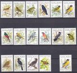 DB1 Fauna Pasari Malawi 1988 16 v. + 1994 1 v. MNH, Nestampilat