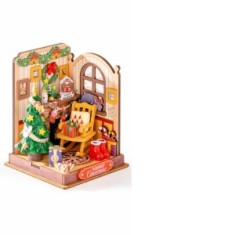 Puzzle 3D Minicasuta Semineul de Craciun, RoLIfe, 73 piese