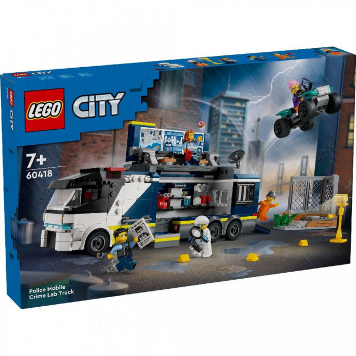 LEGO CITY LABORATOR MOBIL DE CRIMINALISTICA 60418