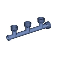 Distribuitor PVC 1 Inch, 3 Ieșiri - Racord Perfect pentru Irigații