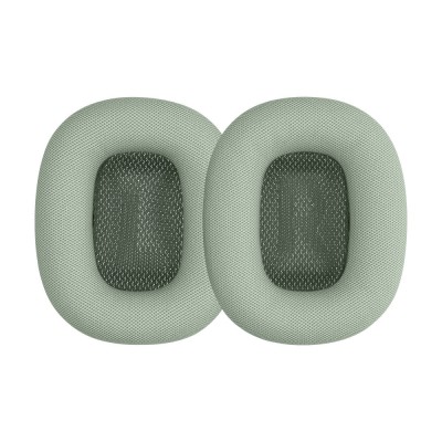 Set 2 Perne de urechi pentru casti Apple AirPods Max, Kwmobile, Verde, Piele ecologica, 55895.07 foto