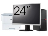 Pachet Calculator Second Hand LENOVO M710T Tower, Intel Core i5-6500 3.20GHz, 8GB DDR4, 256GB SSD + Monitor 24&amp;quot; &amp; Imprimanta Brother HL-L6300DW N