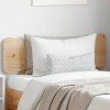 Tablie pat 100 cm lemn masiv pin, design elegant, suport spate, 105.5x3.5x81 cm