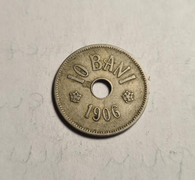 10 bani 1906 Fara J foto