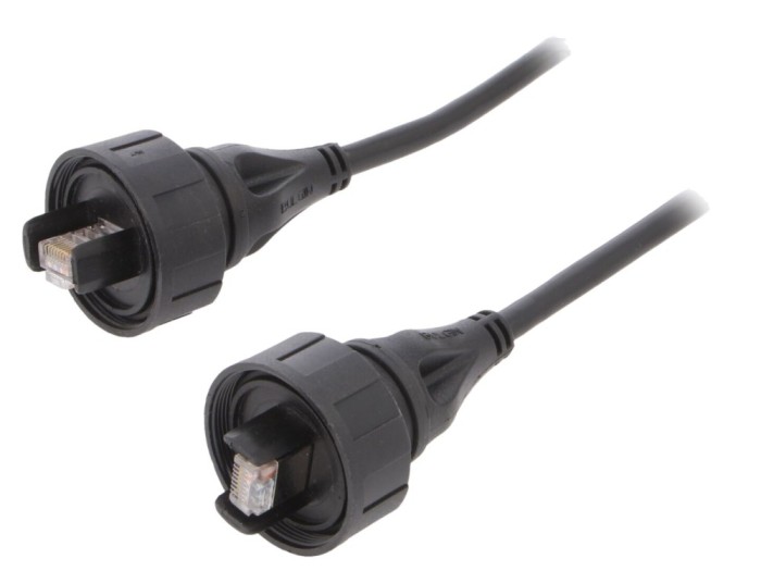 Patch Cord Ethernet 3m Poliamidă Aurit