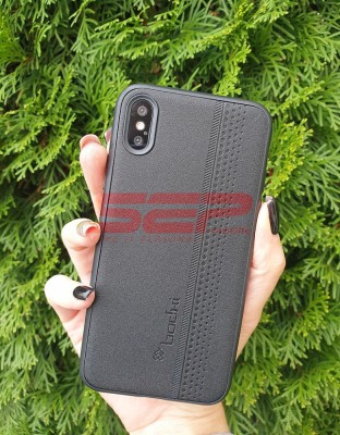 Toc TPU Leather bodhi. Samsung Galaxy A21s Black foto