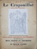 LE CRAPOUILLOT - REVUE DE ARTS , LETTRES , SPECTACLES - JANVIER 1928