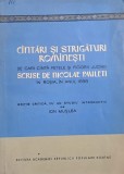 Cantari si strigaturi romanesti scrise de Nicolae Pauleti in Rosia in anul 1838