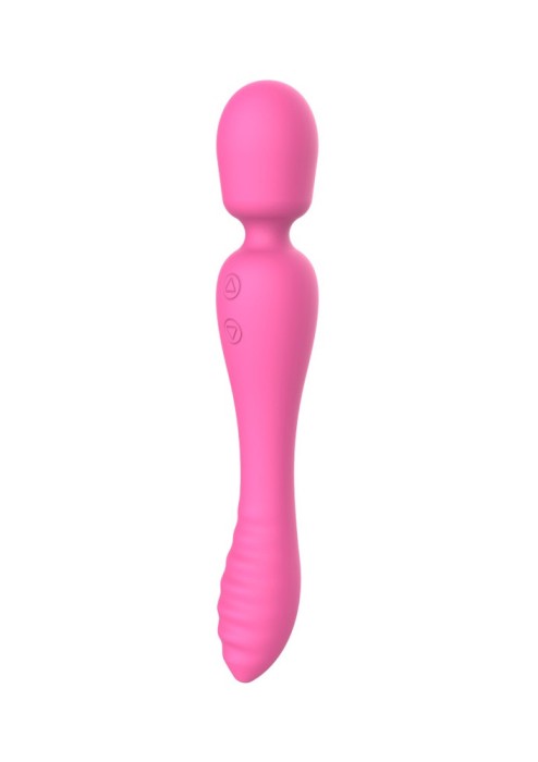 Vibrator Wand 2 in 1 roz ToyJoy