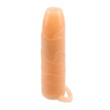 Cumpara ieftin Extensie/Manson Penis Superme Real Feel, Natural, 18 cm, Chisa Novelties