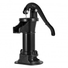 Cismea manuala pentru gradina, Antic Negru, Adancime max 7.6 m, Fonta/Otel carbon, 230 x 180 x 400 mm