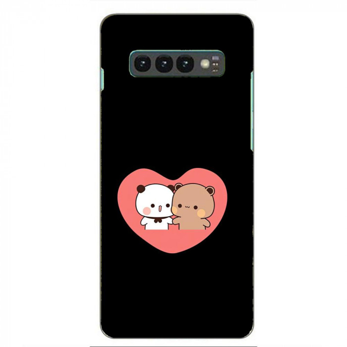 Husa compatibila cu Samsung Galaxy S10 Plus Silicon Gel Tpu Model Bubu Dudu In Heart