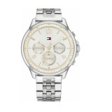 Cumpara ieftin Ceas de dama Tommy Hilfiger Harper 1782222, argintiu, cadran alb, bratara metalica, analogic, 38mm