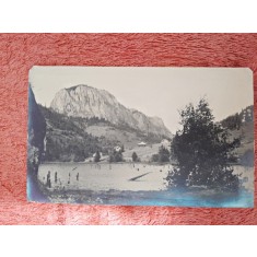 Fotografie tip carte postala, Cheile Bicazului, perioada interbelica