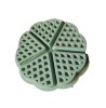Forma Silicon Triunghi 5 Cavitati Verde 21cm Grofe Prajituri Matrita Sapun Silicon Termorezistent -20&deg;C +230&deg;C