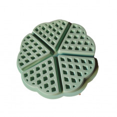 Forma silicon 5 cavitati triunghi, Pentru Grofe, Verde, 21 cm, 252COF