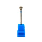 Duză pentru cuticule de diamant, sferă, br&acirc;u albastru 001/050B