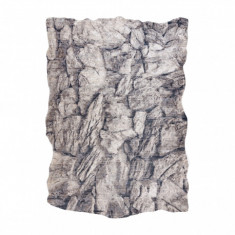 Covor TINE 75417A Rock, piatră - formă modernă, neregulată - cremă / gri, 160x220 cm