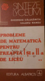 Probleme de matematica pt treapta I si II de liceu vol 1-2 Calugarita,Mangu 1977