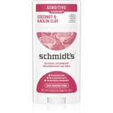 Schmidt's Coconut &amp; Kaolin Clay deodorant stick 24 de ore 75 g