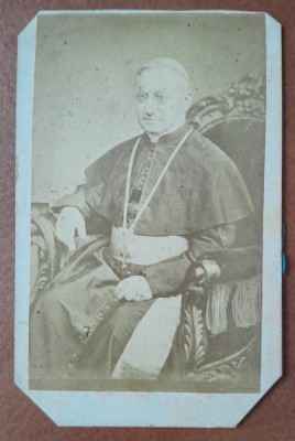 Fotografie tip CDV, prelat, secolul XIX foto