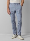 s.Oliver BLACK LABEL Pantaloni costum barbati cu model fin si croiala Slim Fit, Albastru deschis, 44