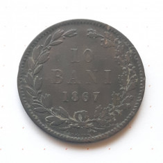 10 BANI 1867, Romania - B 4355