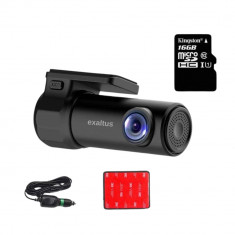 Camera Auto Spion Premium, Exaltus®, Microfon ascuns incorporat, FULL HD 1080P, Rezolutie mare, Senzor de miscare, Senzor G, Inregistrare in bucla, O