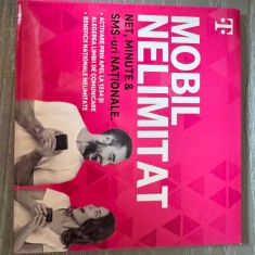Cartela Prepay TELEKOM MOBIL NELIMITAT cu internet 4G, minute si smsuri nationale nelimitate
