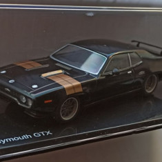 Macheta Plymouth GTX 1971 gri Fast and Furious - IXO/Altaya 1/43