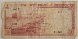 Bancnota Liban - 1 Livre 1963