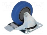 Roată de transport COLSON &Oslash; 100mm W 32mm H 128mm 150kg Lagăr bilă