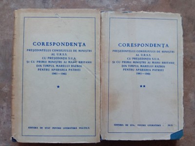 Corespondenta Presedintelui Consiliului de Ministri al U.R.S.S.1941-1945 foto