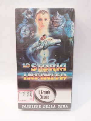 Caseta video VHS originala film - The NeverEnding Story sigilata limba italiana foto