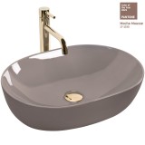 Lavoar pe blat Rea Lisa Beige Shiny