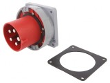Conector AC Trifazat PCE 125A 400VAC IP67, Soclu Tata Alimentare