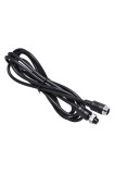 Cablu de extensie video pentru aviație CCTV 4 pini din cupru - negru 2m