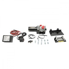 Troliu electric 12V 1360kg Motor 1KW cablu otel 4,8mm x 13.5m Hoteche BK77465