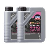 Pachet 2 litri Ulei Motor Liqui Moly Top Tec 4410 5W-30, 1 Litru, Sintetic, ACEA C3, Aprobare Renault RN17 (Dacia Renault 2018)
