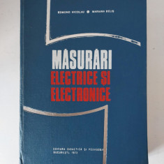 Masurari electrice si electronice- Edmond Nicolau, Mariana Belis