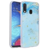 Husa SAMSUNG Galaxy A40 - Marble No3 (Albastru) FORCELL