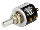 Potenţiometru axial multitură 2k&Omega; 2W 6,35mm