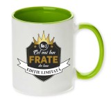 Cana maner verde personalizata &quot;Cel mai bun FRATE&quot;, INOVATIX&reg;. 330ml, Oem