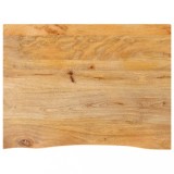 VidaXL Blat de masă contur organic 70x60x2,5 cm lemn masiv de mango