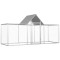 Cotet pentru pasari, 3 x 1 x 1,5 m, otel galvanizat